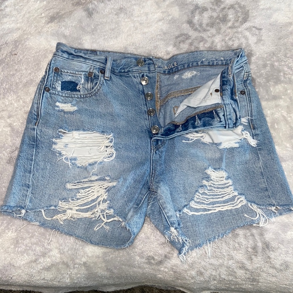American eagle 90s boyfriend jean shorts